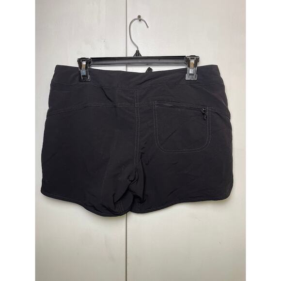 PATAGONIA Wavefarer Board Shorts Nylon Sz 8 Black Outdoor Drawstring Athletic - Picture 5 of 11